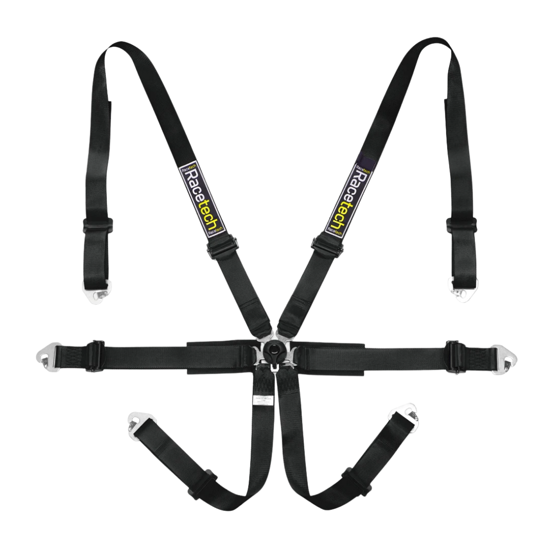 Racetech Pro International 6-Point Harness (Aluminum Adjusters)