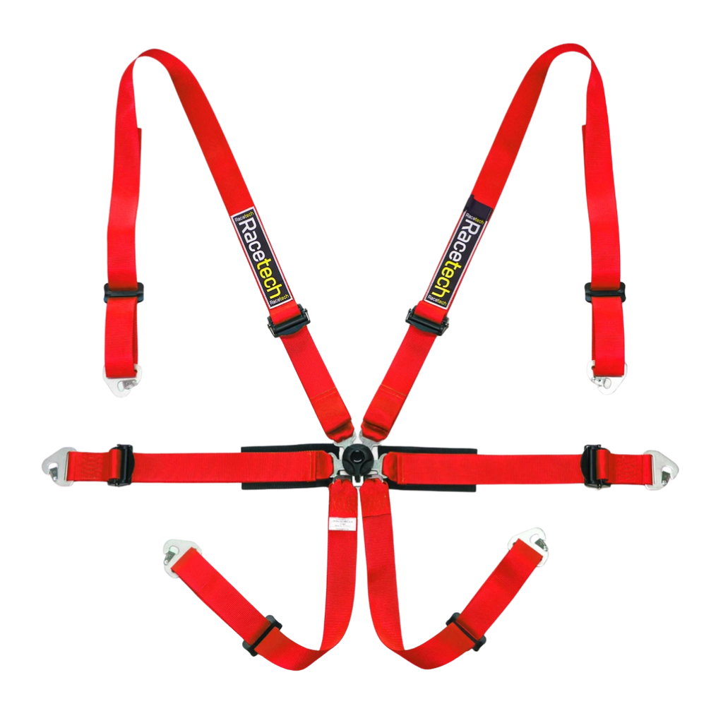 Racetech Pro International 6-Point Harness (Aluminum Adjusters)