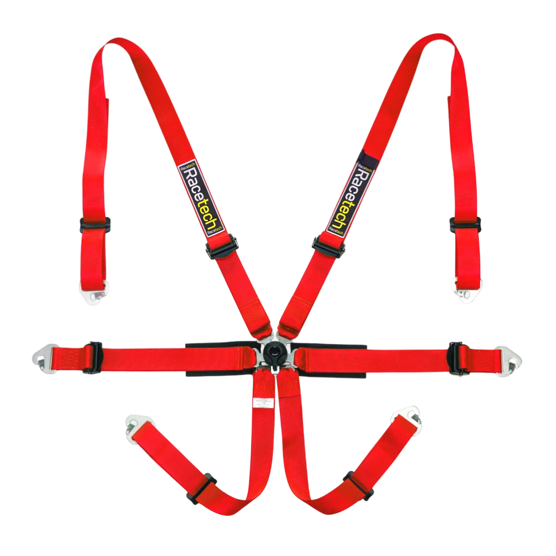 Racetech Pro International 6-Point Harness (Aluminum Adjusters)
