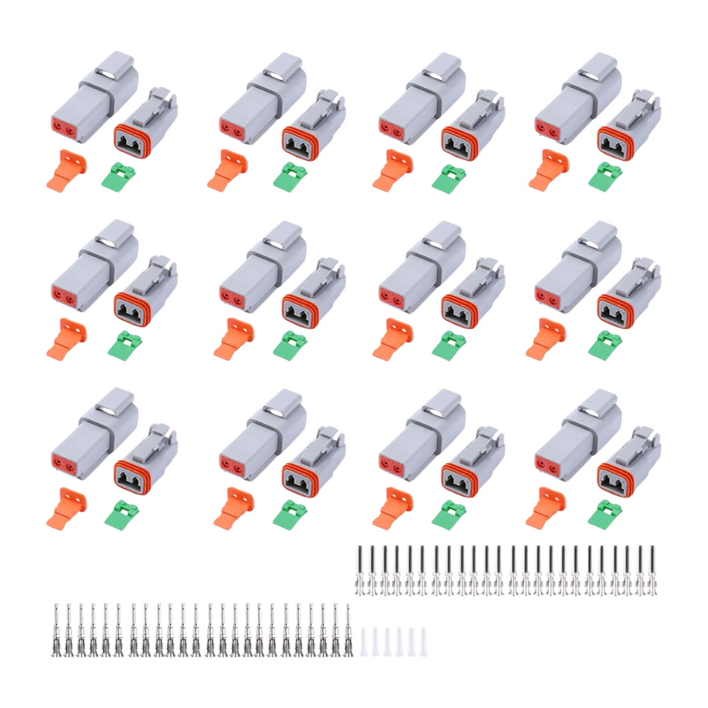 2 Pin Way Deutsch DT Connector Set