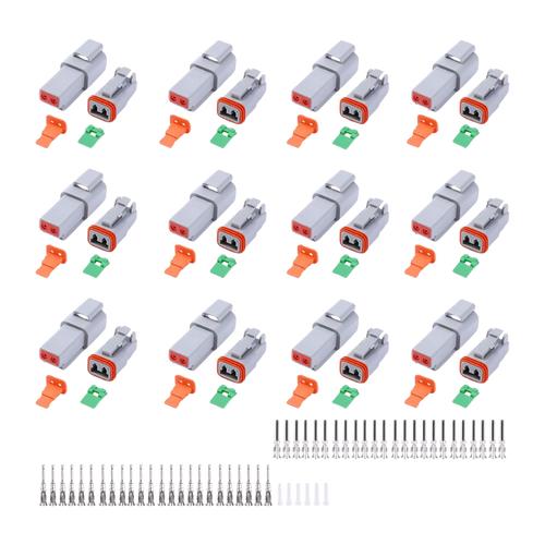 2 Pin Way Deutsch DT Connector Set