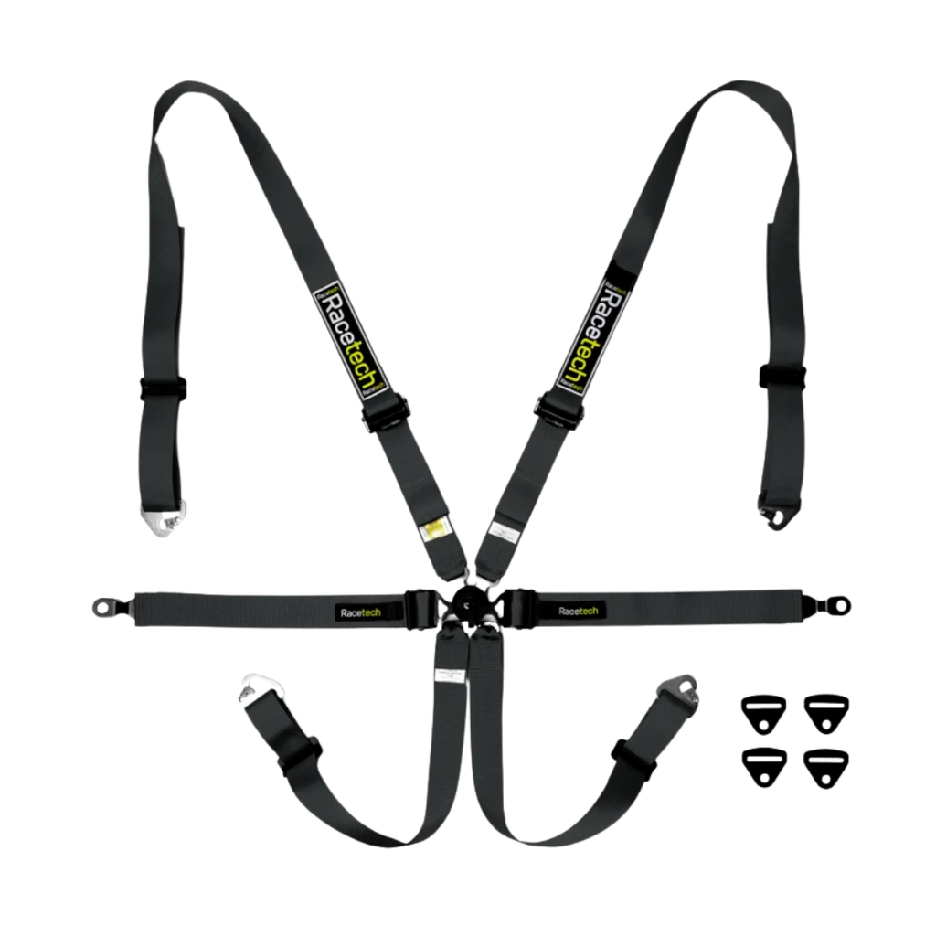 Racetech Pro International 6 Point Lightweight GT Harness (Porsche style)