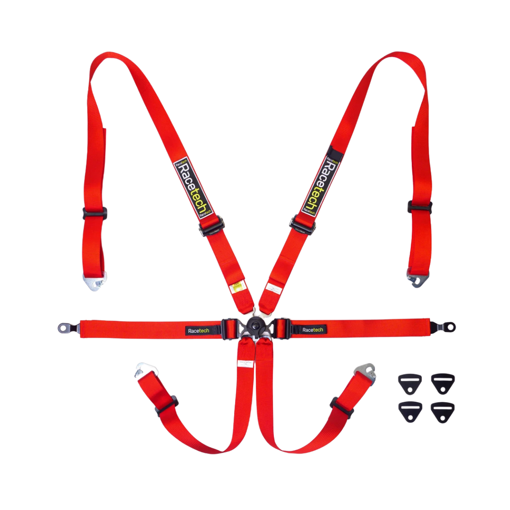 Racetech Pro International 6 Point Lightweight GT Harness (Porsche style)