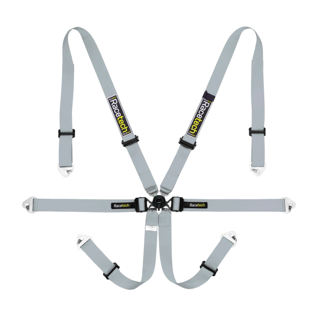 Racetech Pro International 6-Point Lightweight GT Harness (Aluminum Adjusters)