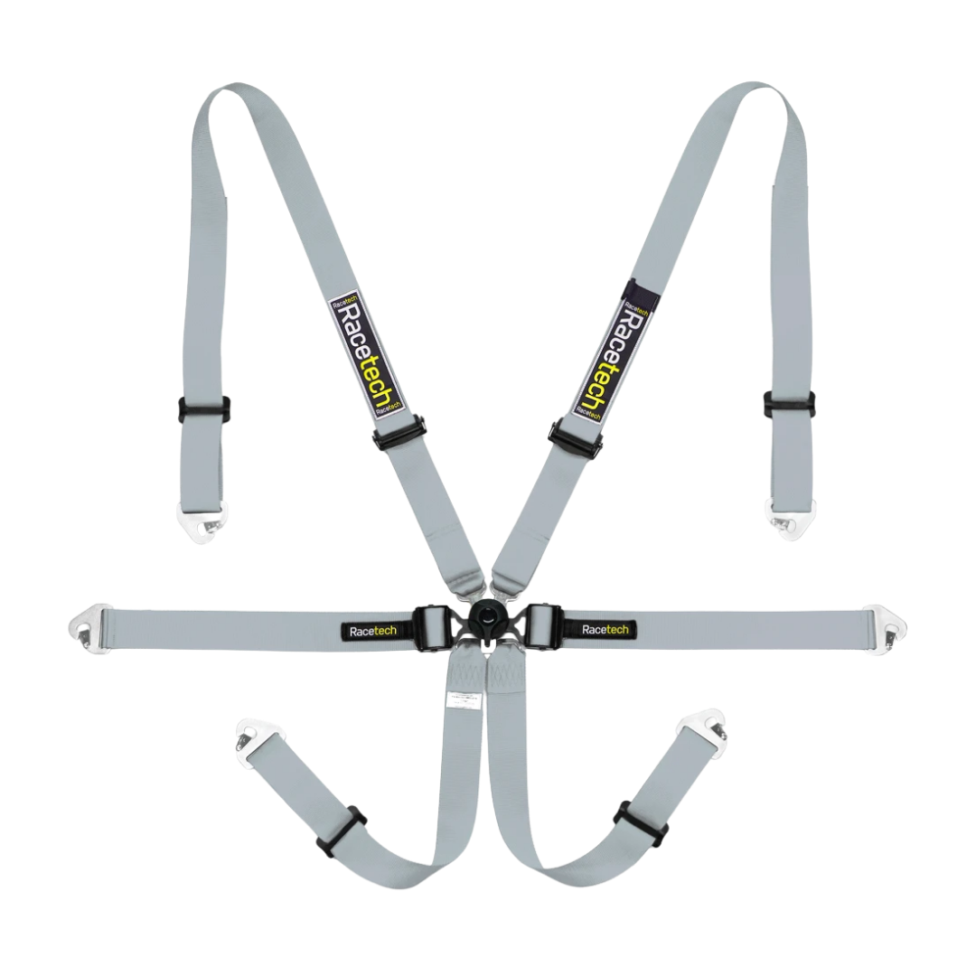 Racetech Pro International 6-Point Lightweight GT Harness (Aluminum Adjusters)