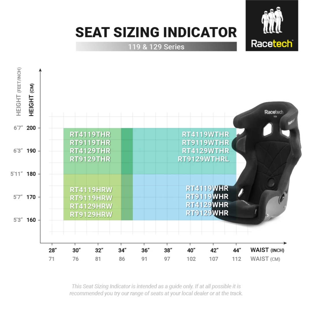 Racetech RT9119 Lightweight Racing Seat